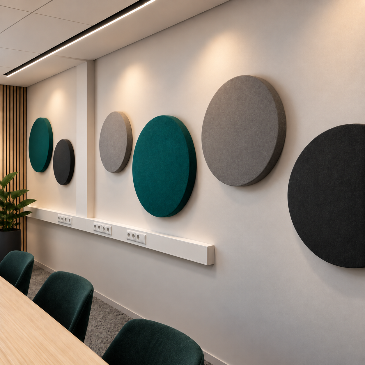 Hush Light Round Akustiline Paneel 