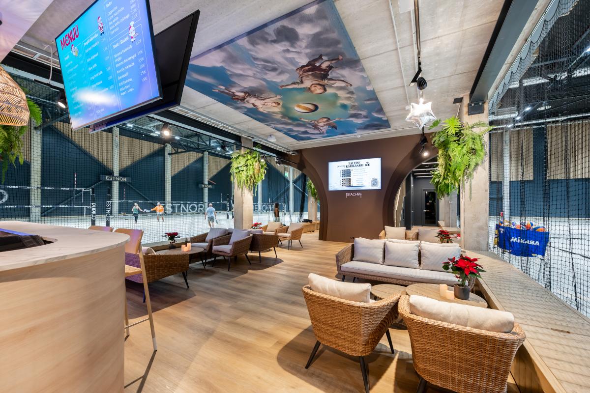 Kuvallinen akustiikapaneeli katossa 2