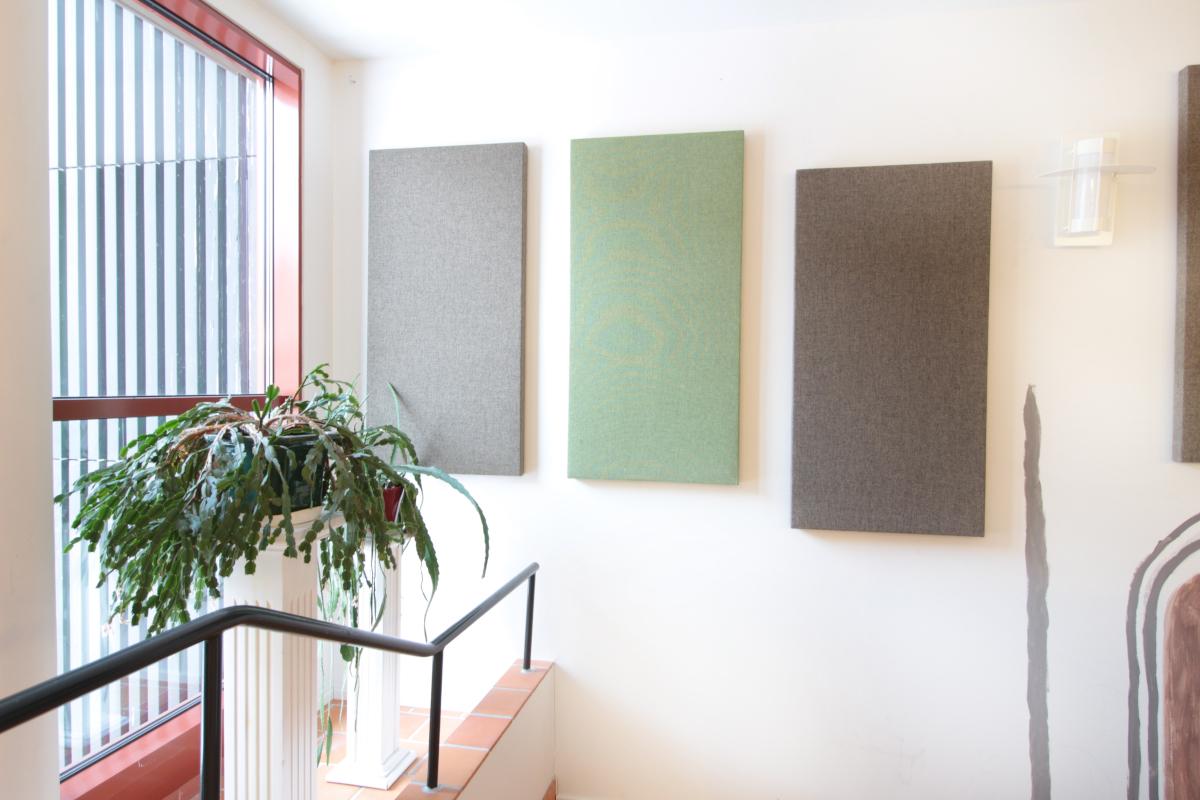 Hush akustiikkapaneelit Salon seurakuntatalon seinällä 3