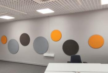 Hush Felt Round Notice boards